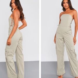 PRETTYLITTLETHING PETITE sleeveless jumpsuit super nice
